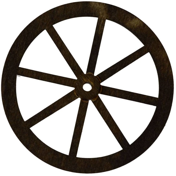 Ruota in legno disponibile nelle misure: