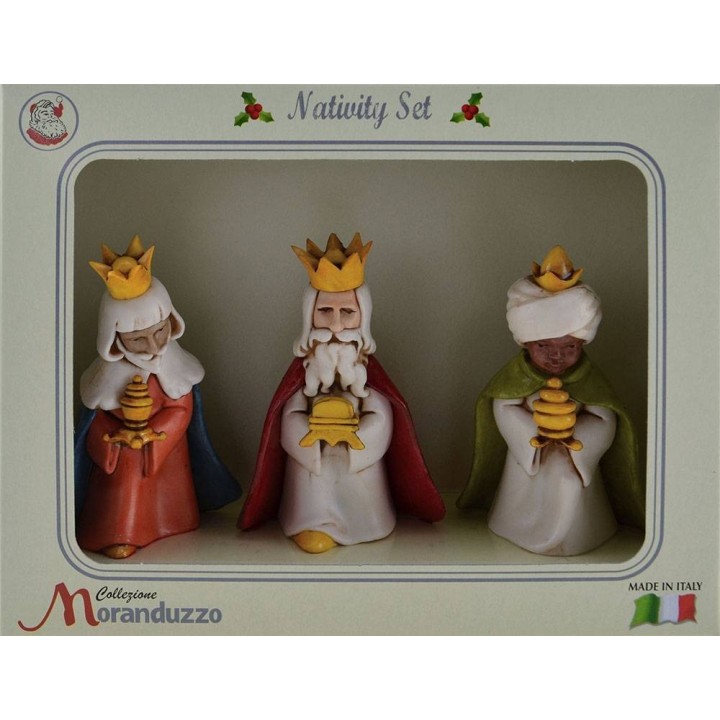 Set three Wise Men child Landi Moranduzzo 7 cm