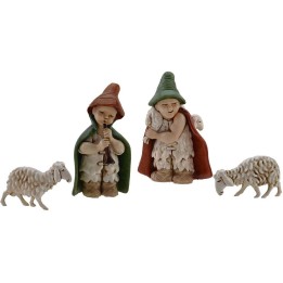 Set 2 statue per presepe child 7 cm Landi Moranduzzo