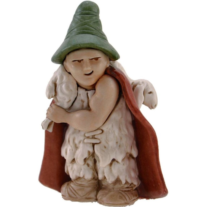 Set 2 statue e 2 pecore per presepe child 7 cm Landi Moranduzzo
