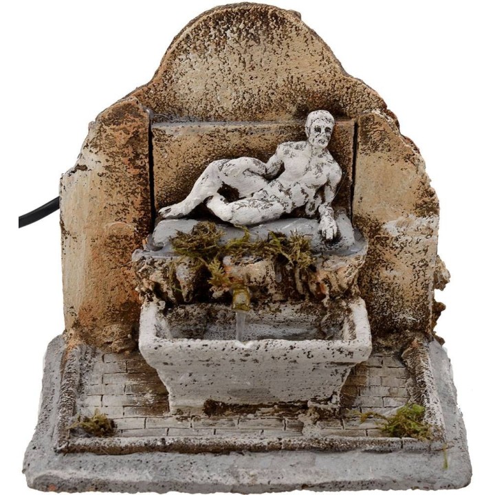 Resin fountain for nativity scene