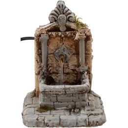Resin fountain for nativity scene 11.5x15x15 h.