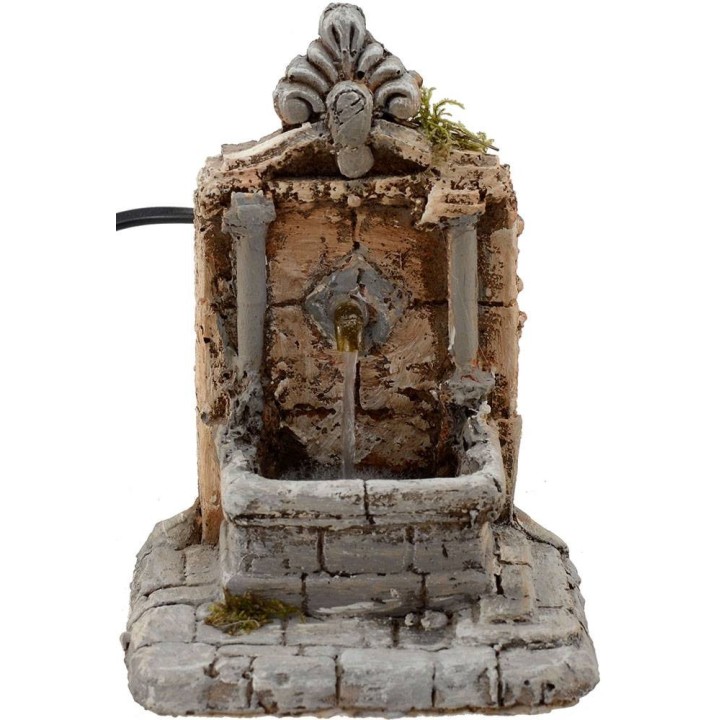 Resin fountain for nativity scene 11.5x15x15 h.