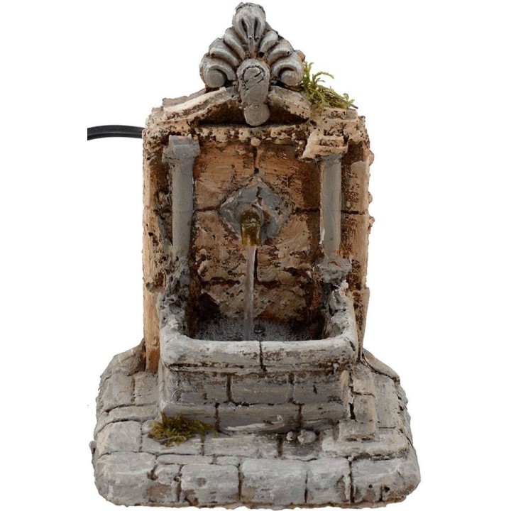 Fuente de resina para belén 11,5x15x15 h.