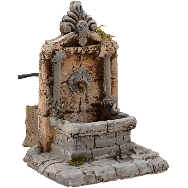 Fuente de resina para belén 11,5x15x15 h.