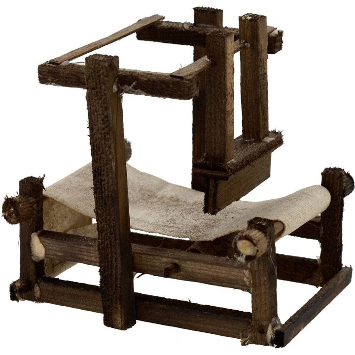 Telaio tessitrice in legno cm 9x5x9 h.