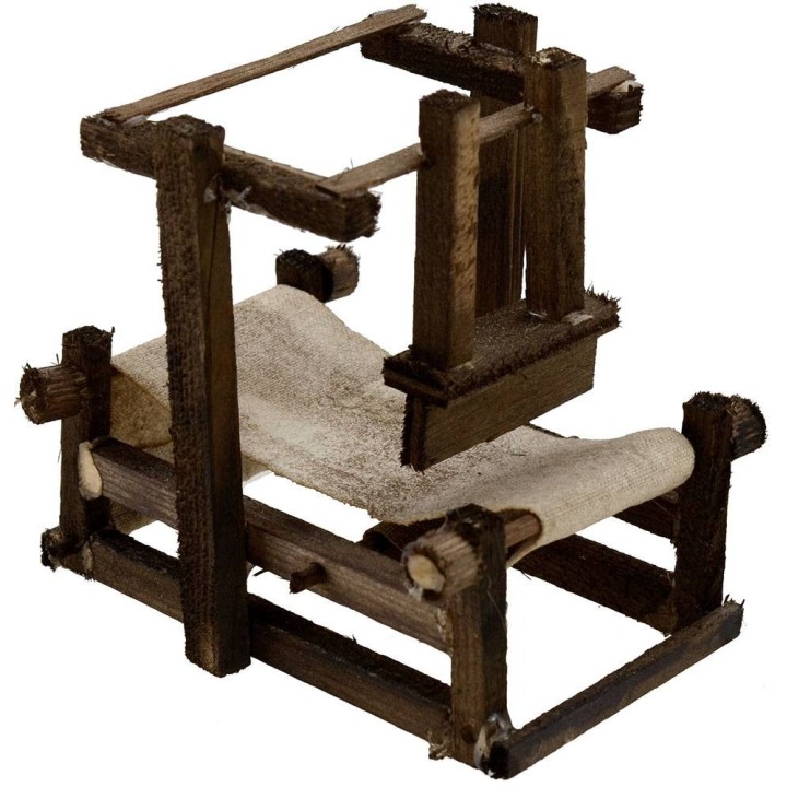 Telaio tessitrice in legno cm 9x5x9 h.