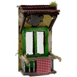 Puerta ventana con balcón de 6,5x6x12,4 cm h.