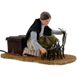 Campesina con hoz serie 30 cm en movimiento