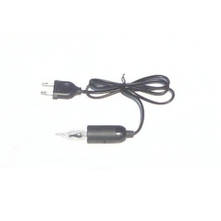 Cable with lamp holder e14 with plug wire + lamp focus 6.5 cm