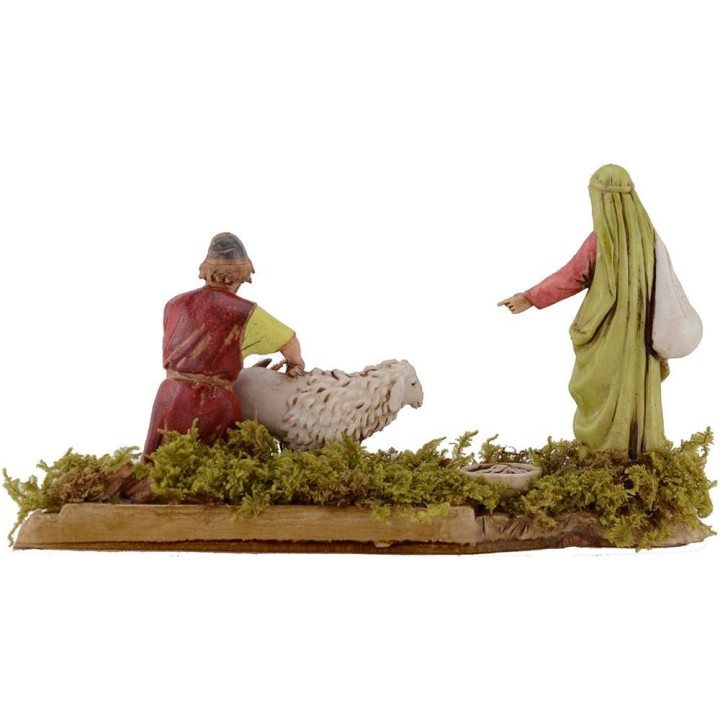 Escena con esquilador serie 10 cm Landi Moranduzzo