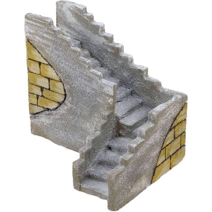 Scala ad angolo sinistro per presepe cm 23x17x14 h.