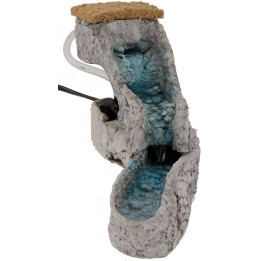 Cascata in resina funzionante cm 6x21x13 h.