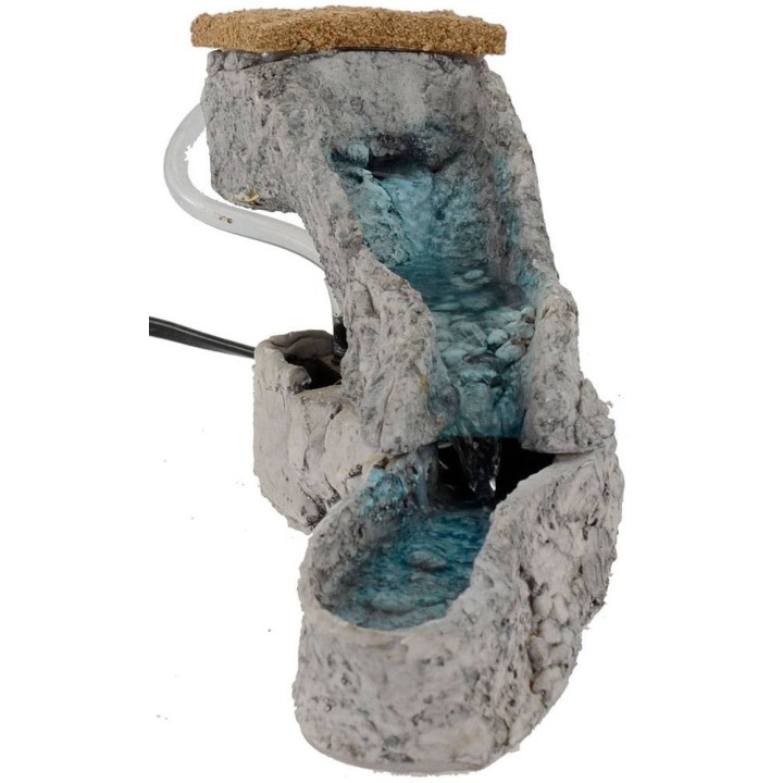 Cascade in resin functioning cm 6x21x13 h.