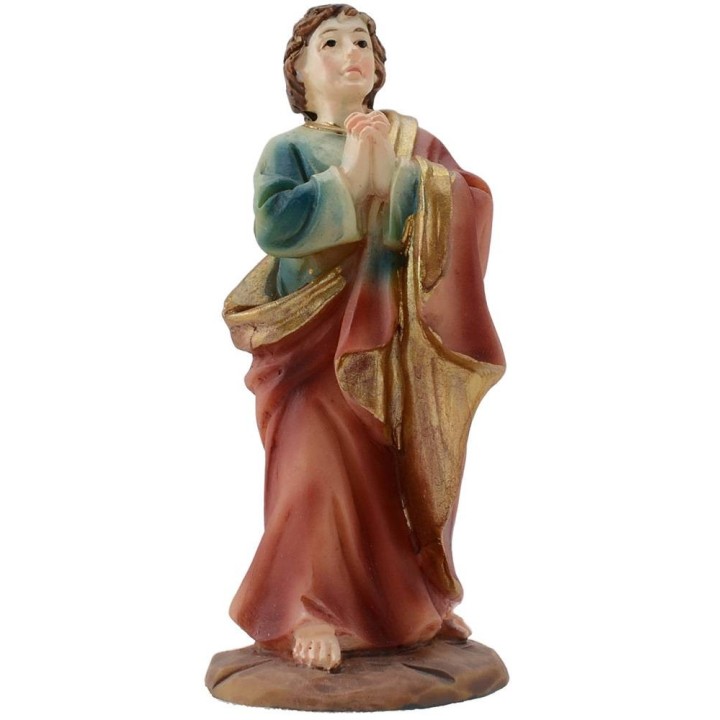 Crucifixión de 9 cm con Estatuas Pascuales