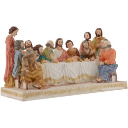 Última cena altura con estatuas 13 cm - 27,8x9,5x15 h.