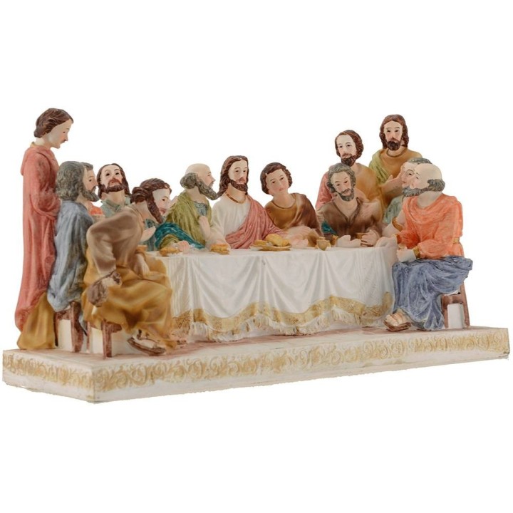 Última cena altura con estatuas 13 cm - 27,8x9,5x15 h.