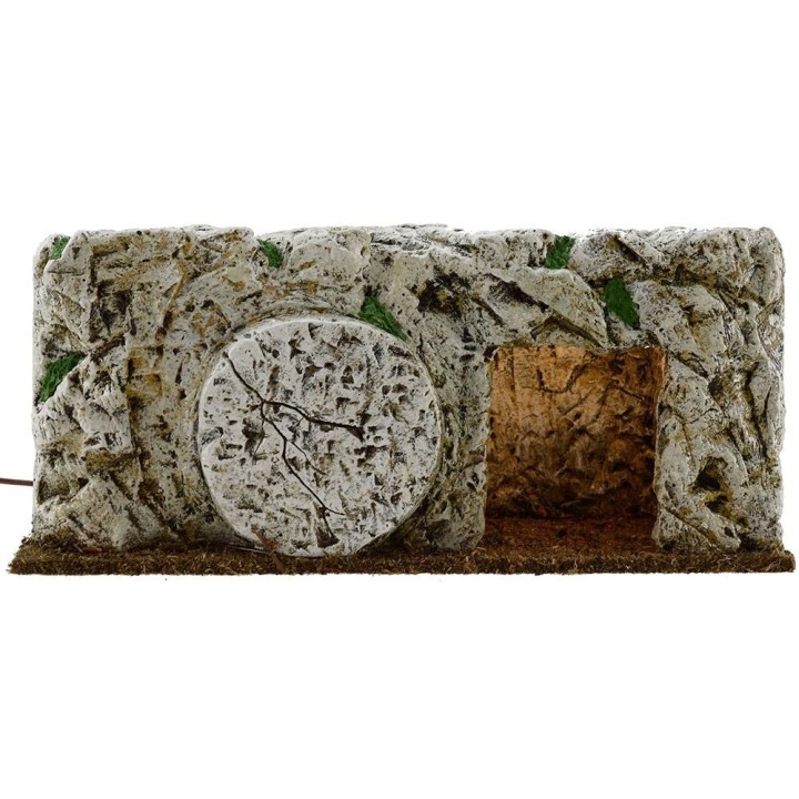 Tomb in resin illuminated cm 26x10x11 h Statue Pasquali