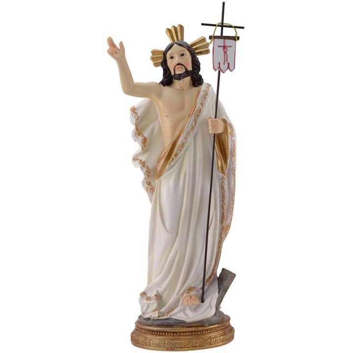 Estatua de Jesús resucitado de 31 cm Pascua