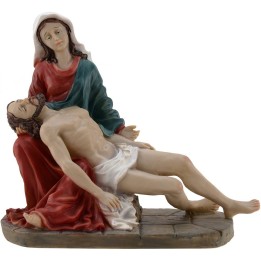 Pietà Madonna con tra le braccia Gesù morto 20 cm
