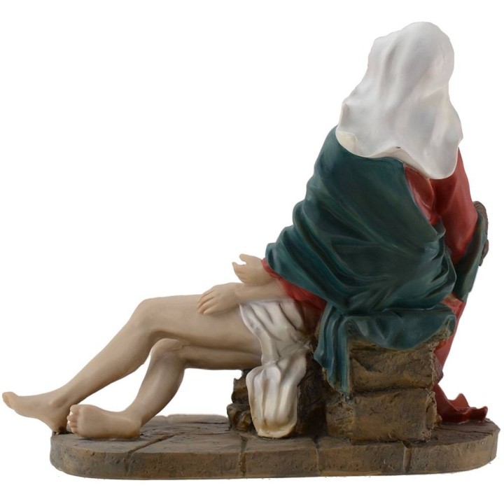 Piedad Madonna con Jesús muerto en sus brazos 20 cm