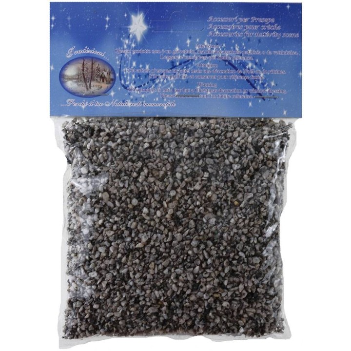 Gravel small grana 2-3 mm grey about 350 gr