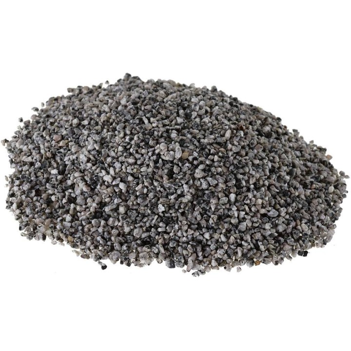 Gravel small grana 2-3 mm grey about 350 gr