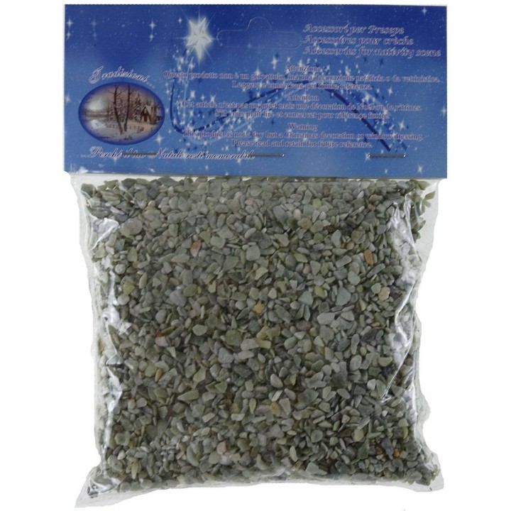 Ghiaia grana 3-4 mm grigio chiaro circa 350 gr