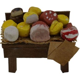 Salami and cheese counter cm 5x3x2,5-3 h.