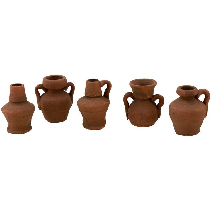 Set de 5 ánforas de 2,5 cm P-A6371