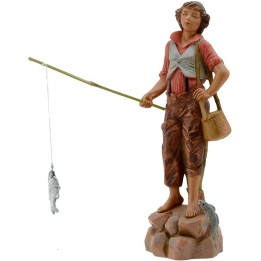 Pescatore di fiume 19 cm Fontanini