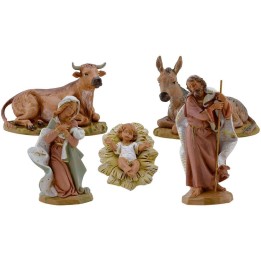 Set Nativity 5 pieces 19 cm Fontanini