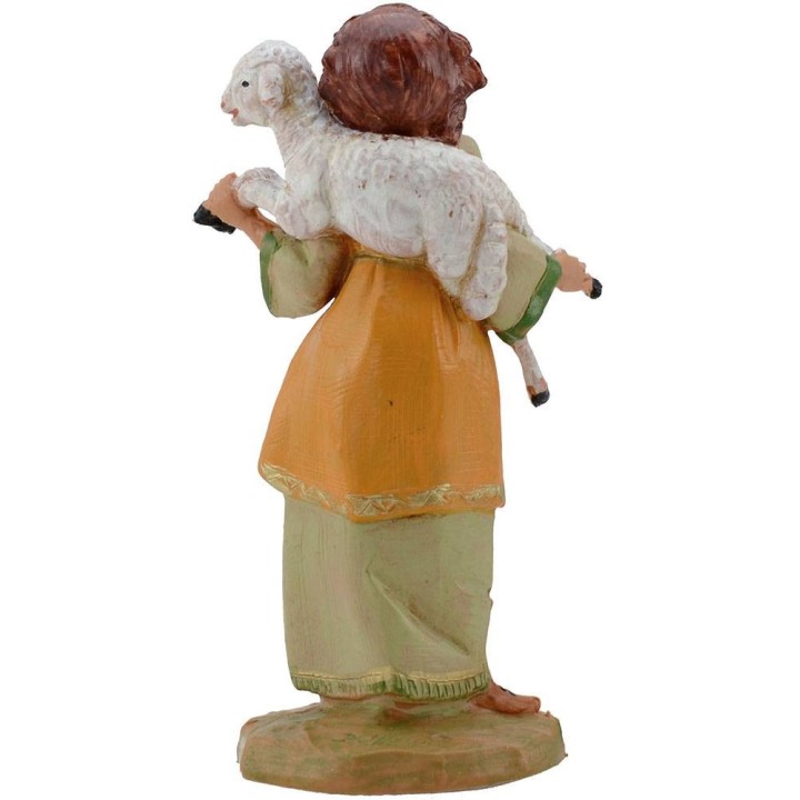 Pastorella con agnello sulle spalle 12 cm Fontanini Edizione