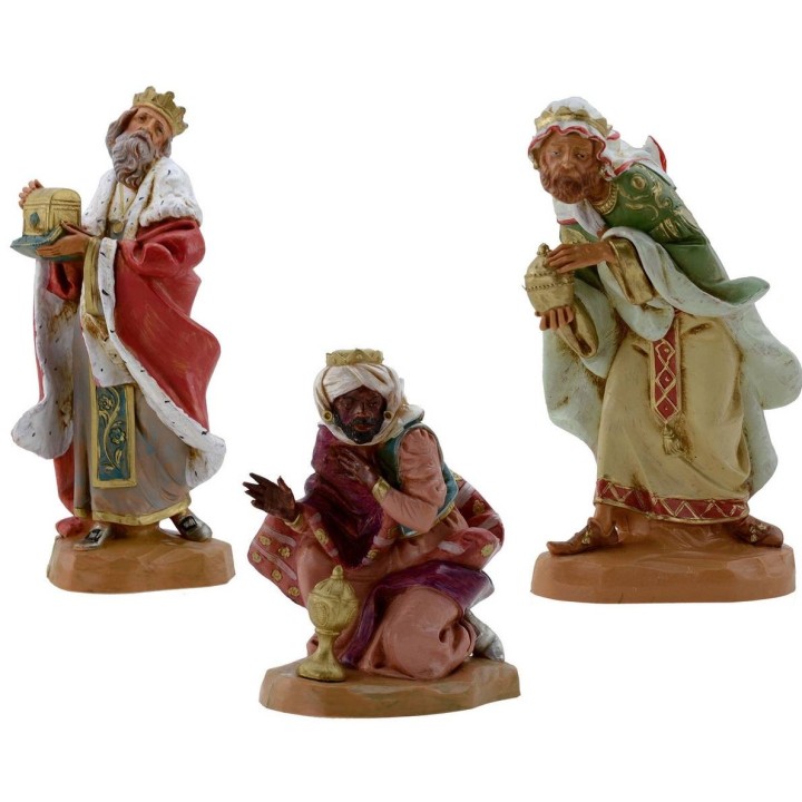 Conjunto de 3 Reyes Magos de 19 cm Fontanini