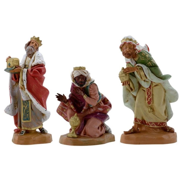 Conjunto de 3 Reyes Magos de 19 cm Fontanini