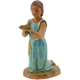 Baby girl on knee series 12 cm Fontanini