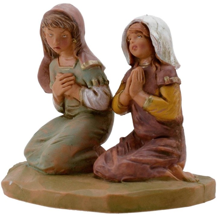 Maidens in adoration series 12 cm Fontanini