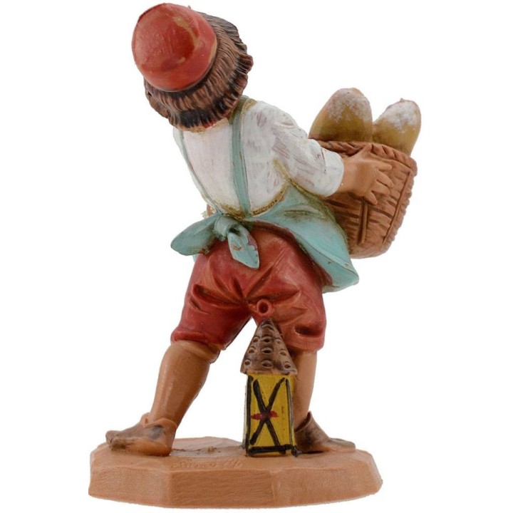 Niño con cesta de pan serie 12 cm Fontanini