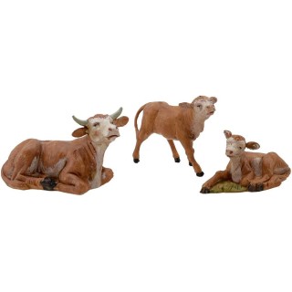 Familia de bovinos serie 12 cm Fontanini