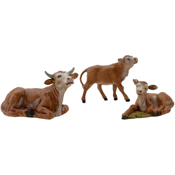Familia de bovinos serie 12 cm Fontanini