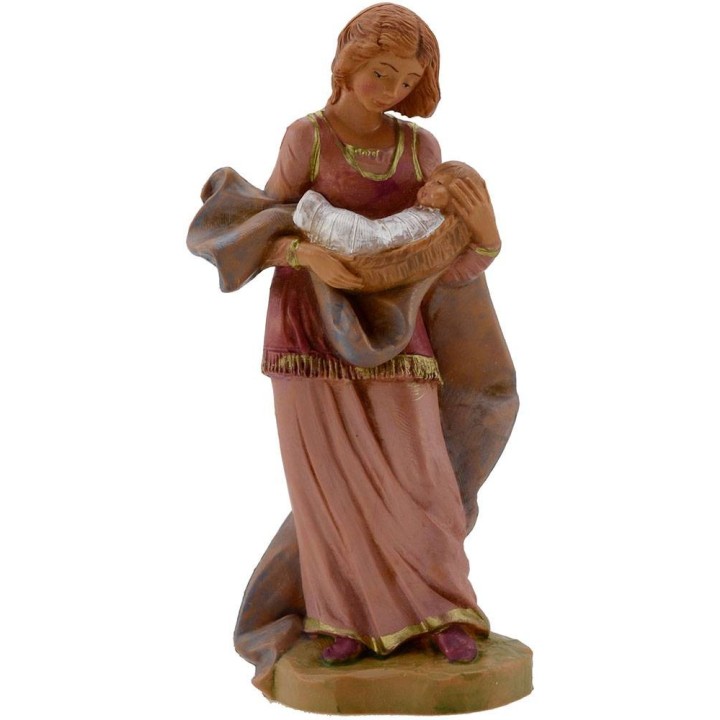 Madre con niño 12 cm Fontanini
