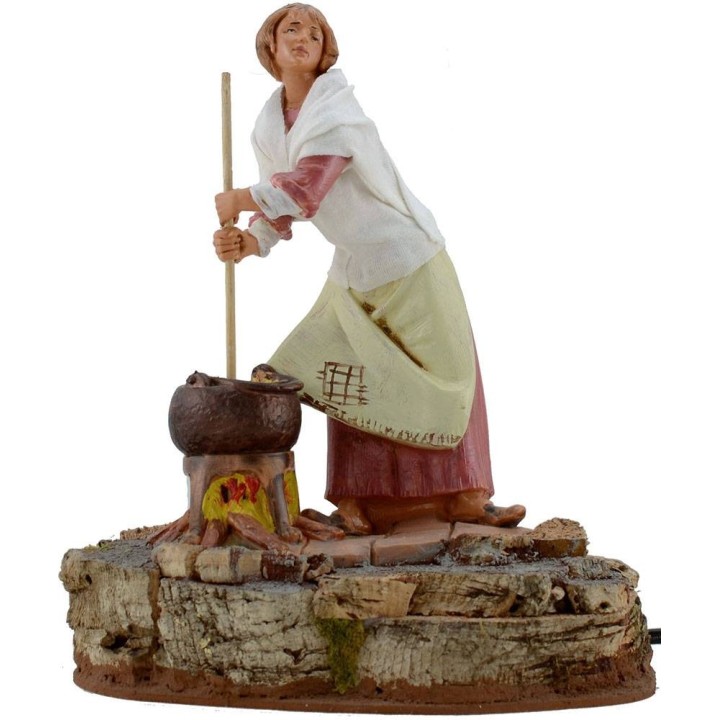 Mujer cocinando 19 cm Fontanini