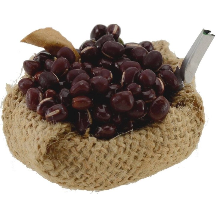 Cesto juta low with beans 5 cm