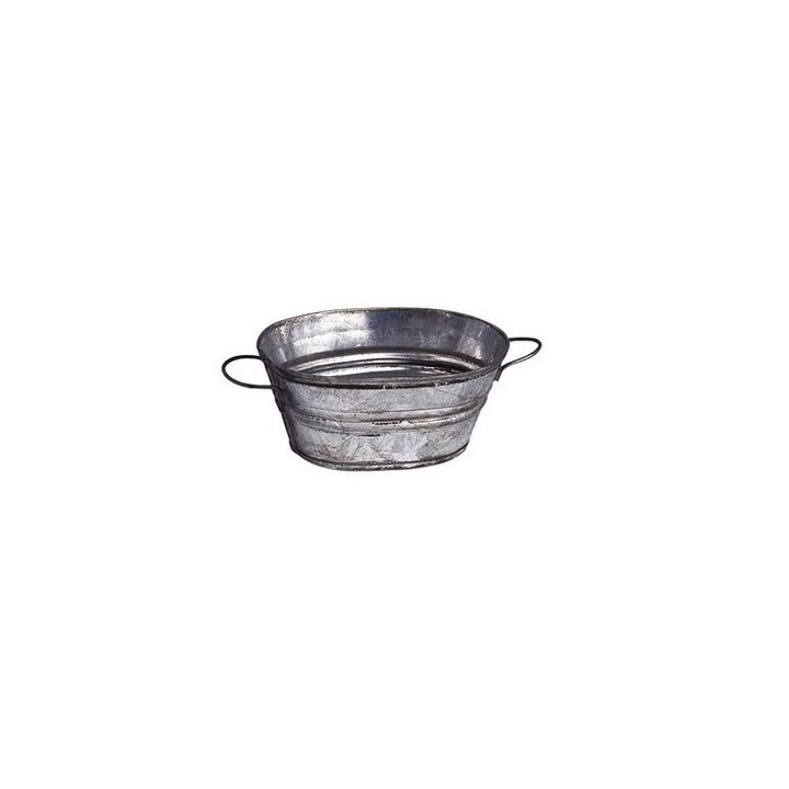 Tinozza ovale cm 3,5 in metallo