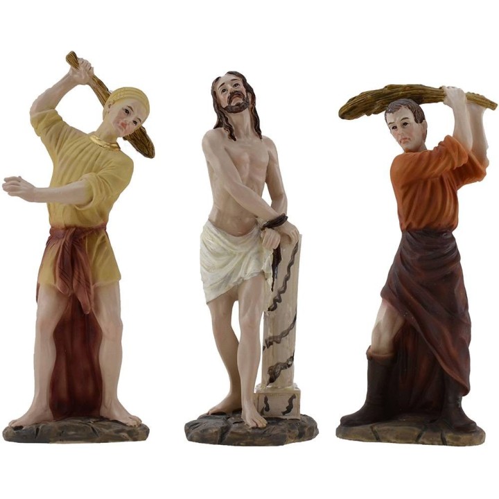 Flagellation scene 12-13 cm Paschal statues