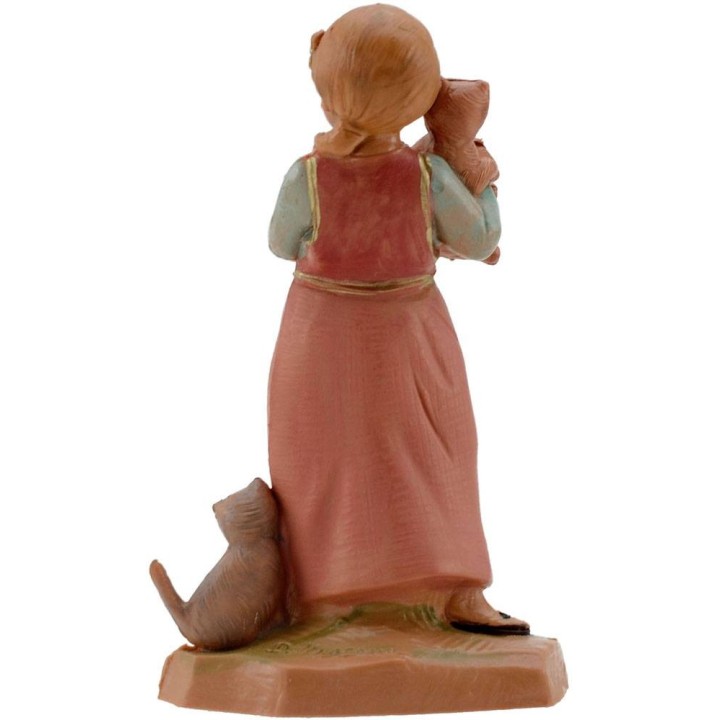 Baby with kittens series 12 cm Fontanini