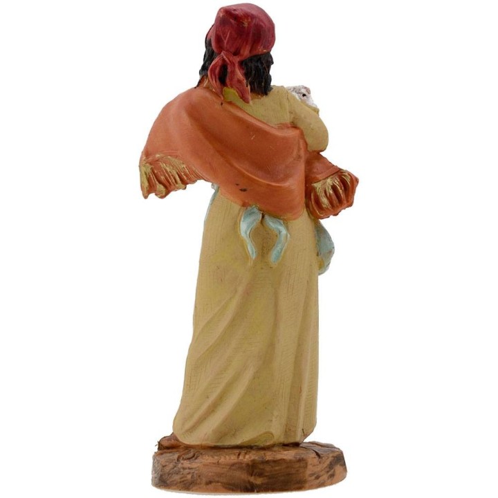 Mujer con oveja 9,5 cm Fontanini