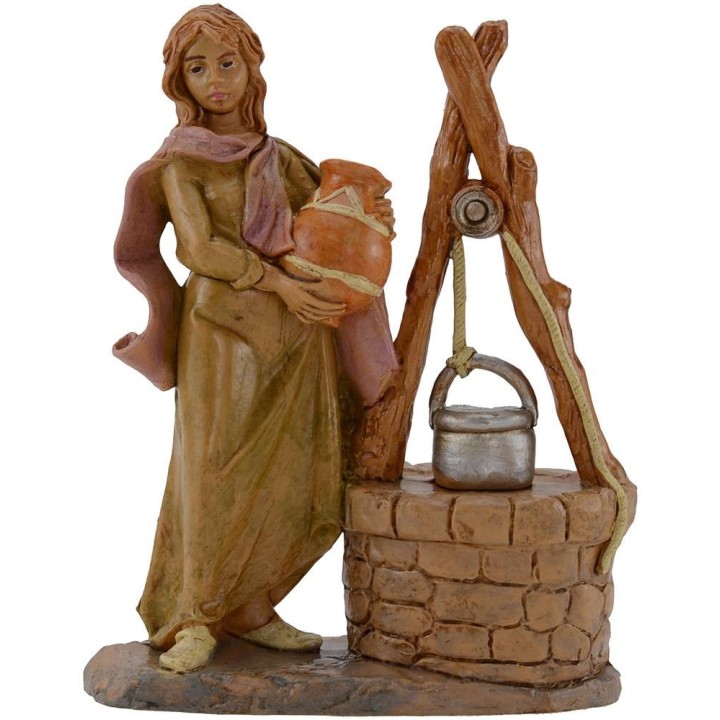 Donna con anfora 10 cm in pvc lux Euromarchi