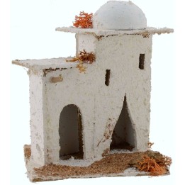 Casa Araba con cupola e porte ad arco 14x14x17,5 h. 