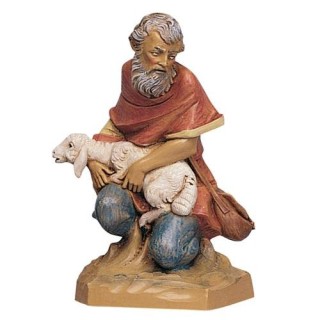 Pastor on knee series 19 cm Fontanini